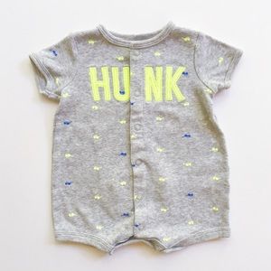Carter's "HUNK" One Piece Romper (3 Mo)